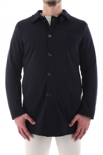 Men's short single-breasted trench coat A20-00